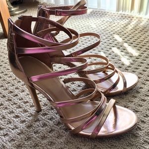 Woman dress rose gold size 9